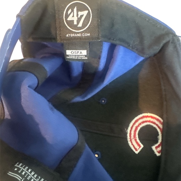 MLB Chicago Cubs 47’ Brand Adjustable Baseball Cap Hat Adult OSFA Embroidered - Picture 6 of 6